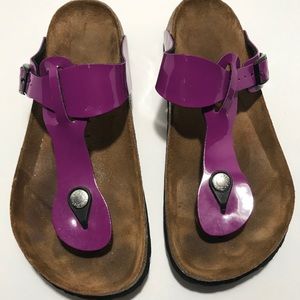 Women’s Betula Birkenstock Gizeh Purple Sandals 7